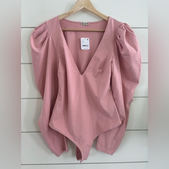 Free People Intimately Va Va Voop Long Sleeve Bodysuit NWT - Picture 2 of 3